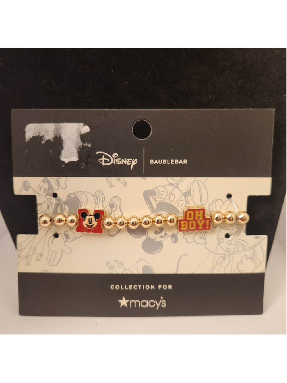 Disney Mickey Mouse & Minnie Mouse Icon Pisa Bracelet, Created for Macy - Picture 1 of 5